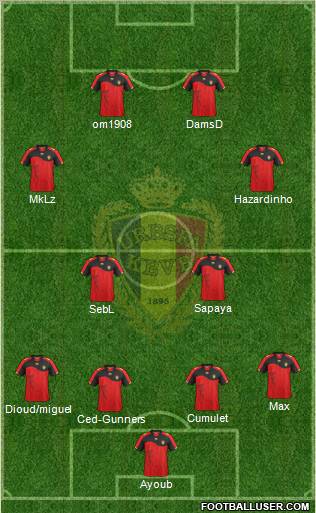 Belgium Formation 2011