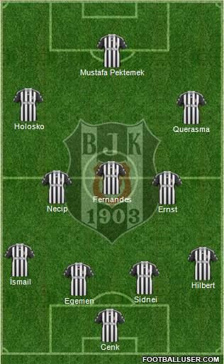 Besiktas JK Formation 2011