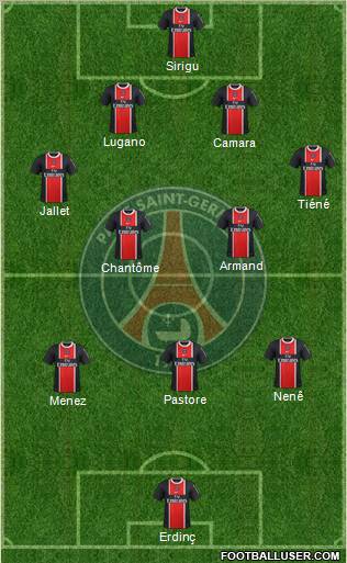 Paris Saint-Germain Formation 2011