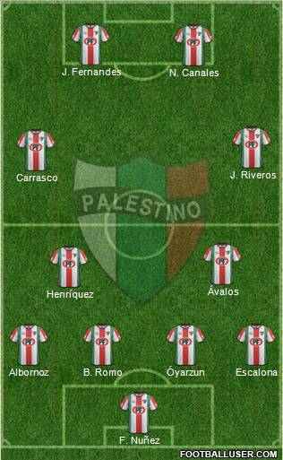 CD Palestino S.A.D.P. Formation 2011