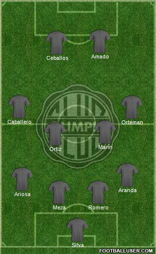 C Olimpia Formation 2011
