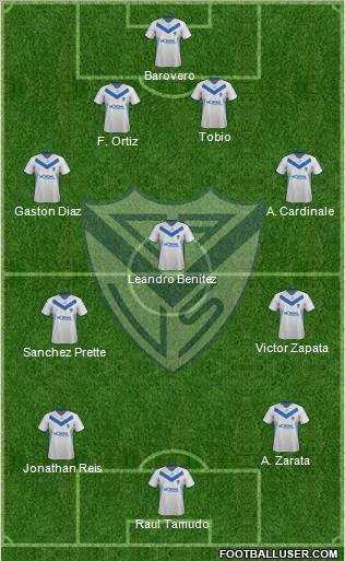 Vélez Sarsfield Formation 2011