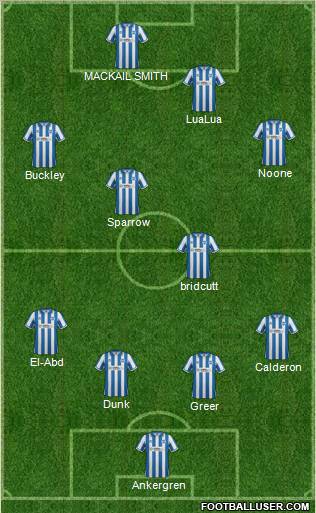 Brighton and Hove Albion Formation 2011