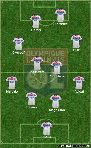 Olympique Lyonnais Formation 2011