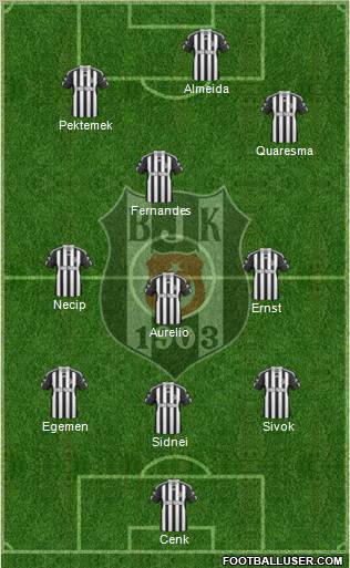 Besiktas JK Formation 2011