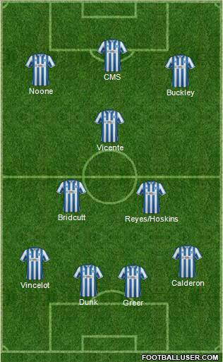Brighton and Hove Albion Formation 2011