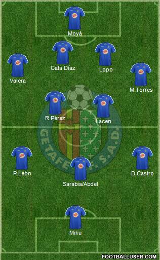 Getafe C.F., S.A.D. Formation 2011
