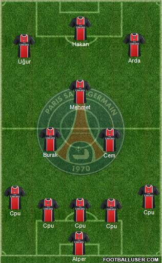 Paris Saint-Germain Formation 2011