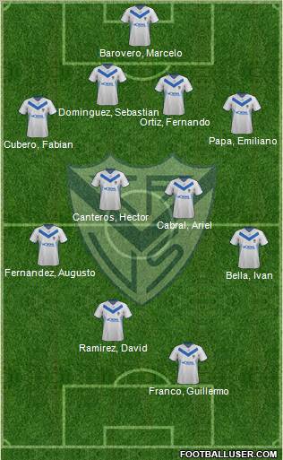Vélez Sarsfield Formation 2011