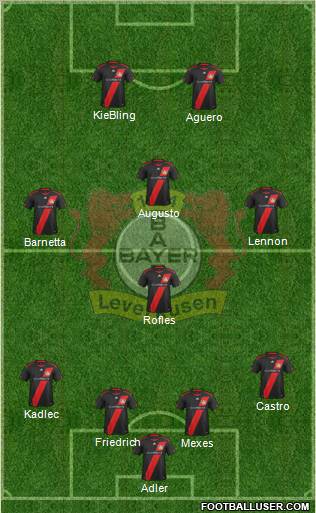 Bayer 04 Leverkusen Formation 2011