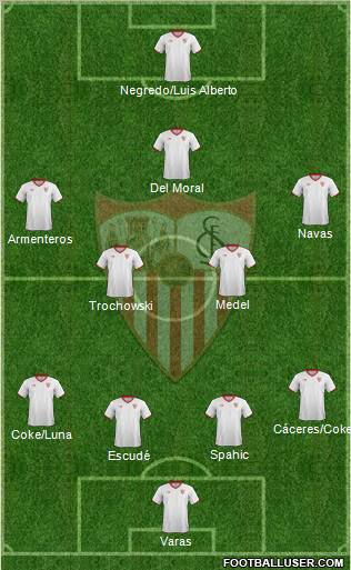 Sevilla F.C., S.A.D. Formation 2011