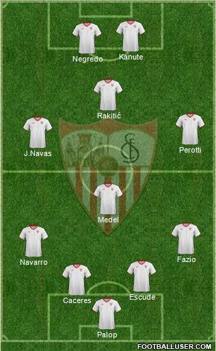 Sevilla F.C., S.A.D. Formation 2011