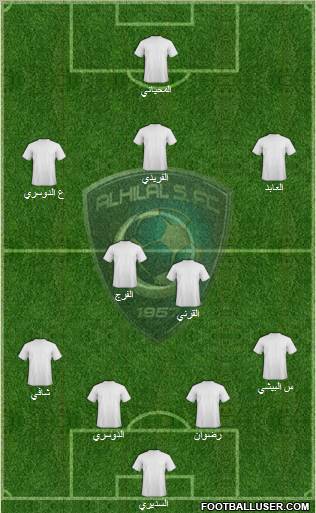 Al-Hilal (KSA) Formation 2011