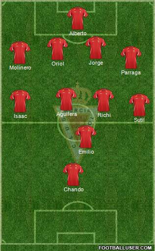 Real Murcia C.F., S.A.D. Formation 2011