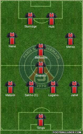 Paris Saint-Germain Formation 2011