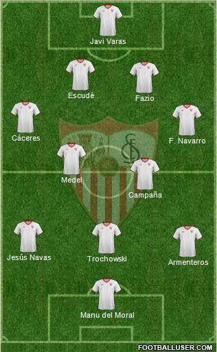 Sevilla F.C., S.A.D. Formation 2011
