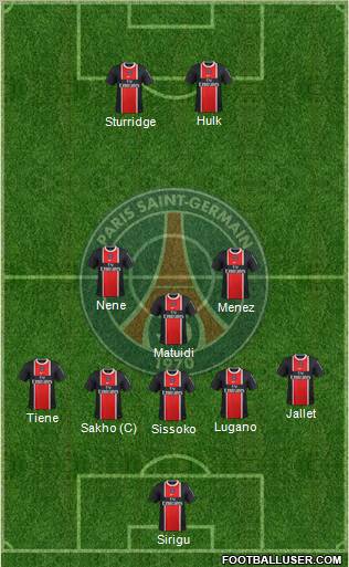 Paris Saint-Germain Formation 2011