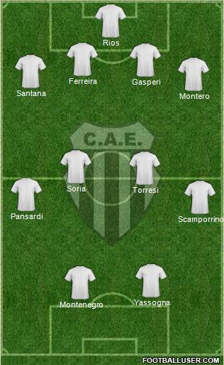 Estudiantes de Buenos Aires Formation 2011