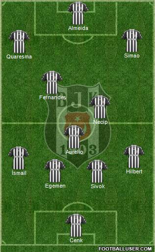 Besiktas JK Formation 2011
