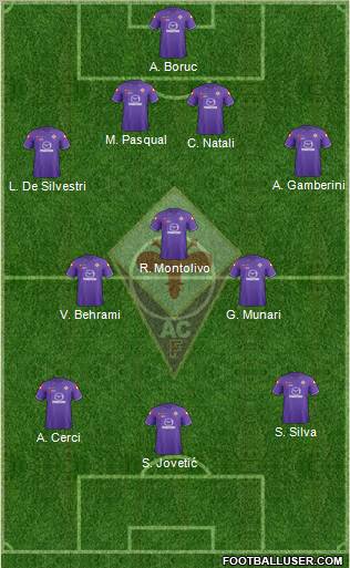 Fiorentina Formation 2011