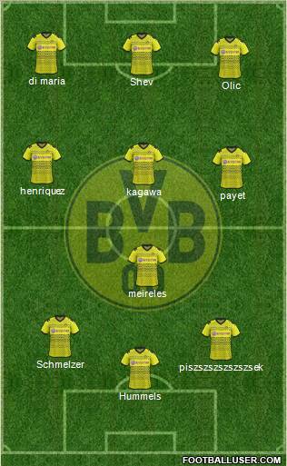 Borussia Dortmund Formation 2011