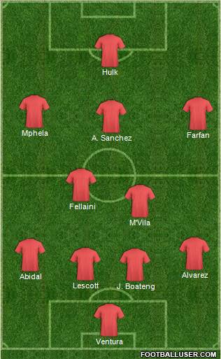 Pro Evolution Soccer Team Formation 2011