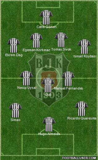 Besiktas JK Formation 2011