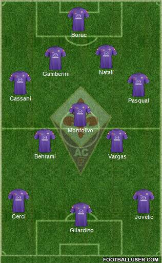 Fiorentina Formation 2011