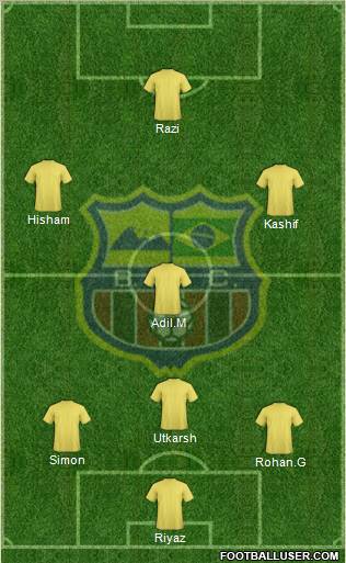 Barcelona FC (RJ) Formation 2011