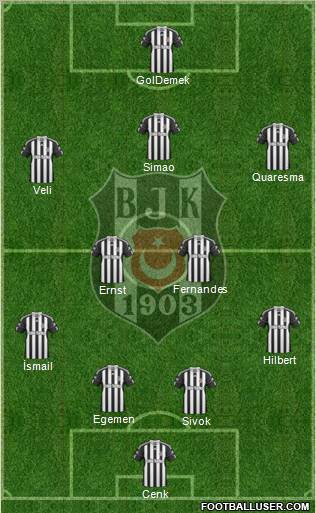Besiktas JK Formation 2011