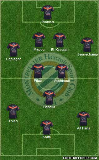 Montpellier Hérault Sport Club Formation 2011