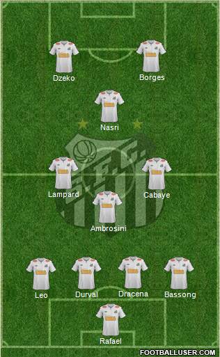 Santos FC Formation 2011