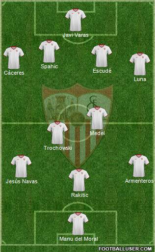 Sevilla F.C., S.A.D. Formation 2011