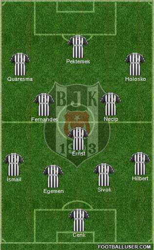 Besiktas JK Formation 2011