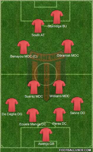 Flamengo EC de Arcoverde Formation 2011