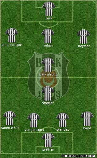 Besiktas JK Formation 2011