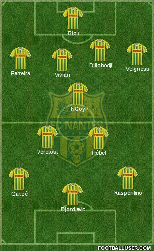 FC Nantes Formation 2011