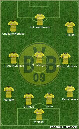 Borussia Dortmund Formation 2011