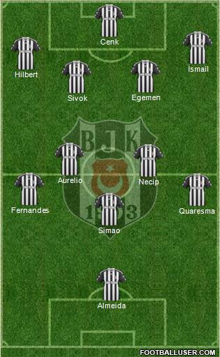 Besiktas JK Formation 2011
