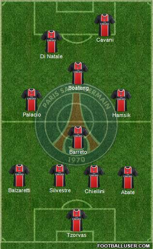 Paris Saint-Germain Formation 2011