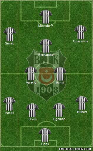 Besiktas JK Formation 2011