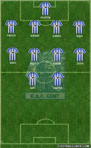 KAA Gent Formation 2011