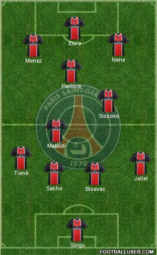 Paris Saint-Germain Formation 2011