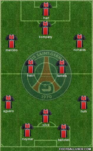 Paris Saint-Germain Formation 2011
