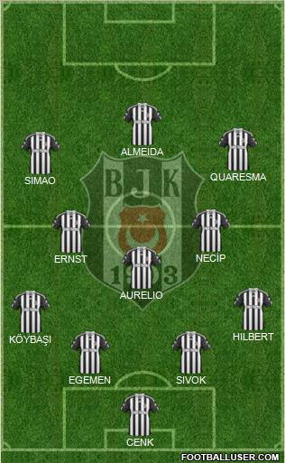 Besiktas JK Formation 2011