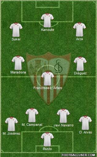 Sevilla F.C., S.A.D. Formation 2011