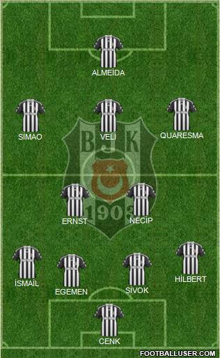Besiktas JK Formation 2011