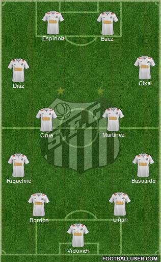 Santos FC Formation 2011