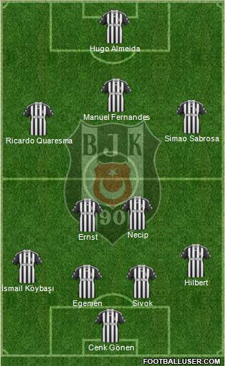Besiktas JK Formation 2011