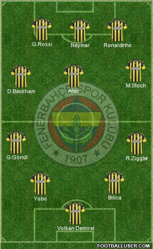 Fenerbahçe SK Formation 2011